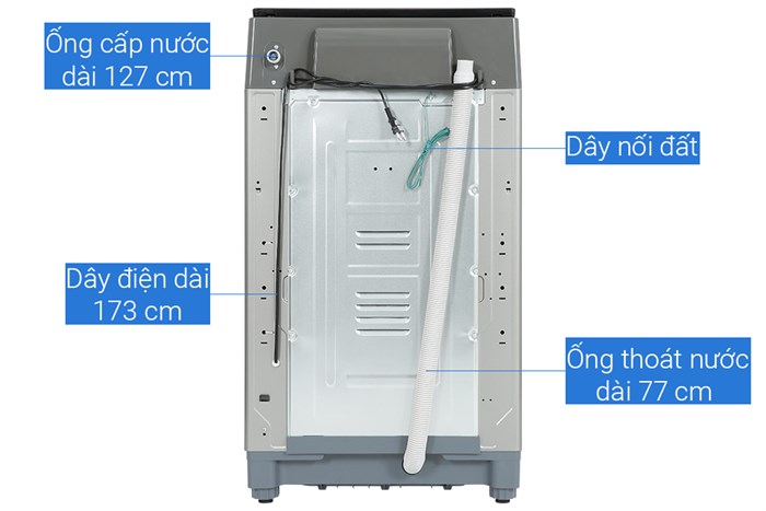 Máy giặt Aqua Lồng đứng 9 kg AQW-S90CT S